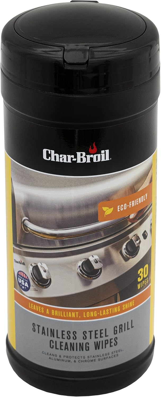 Char-Broil grill cleaning wipes for BBQ maintenance