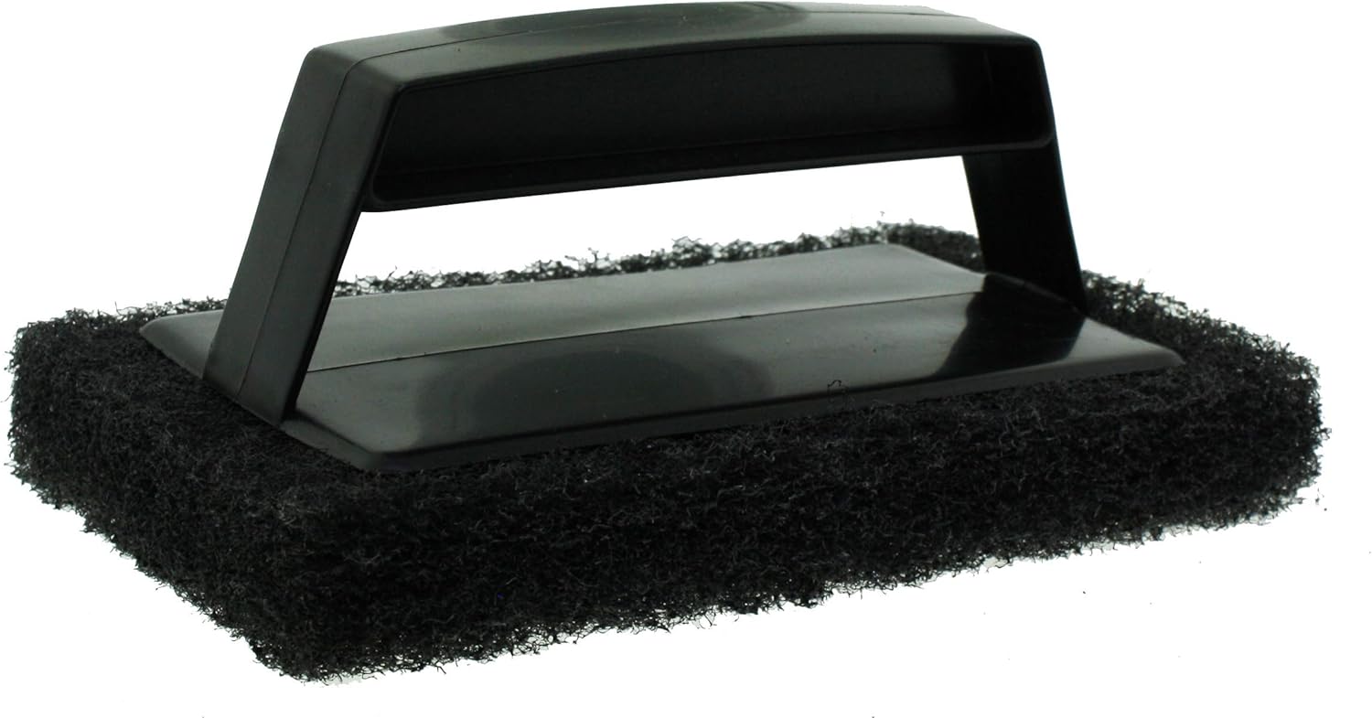 Char-Broil deluxe wire-free grill grid scrubber brush