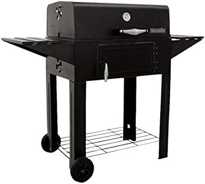 Char-Broil Santa Fe 610 charcoal grill with side shelves