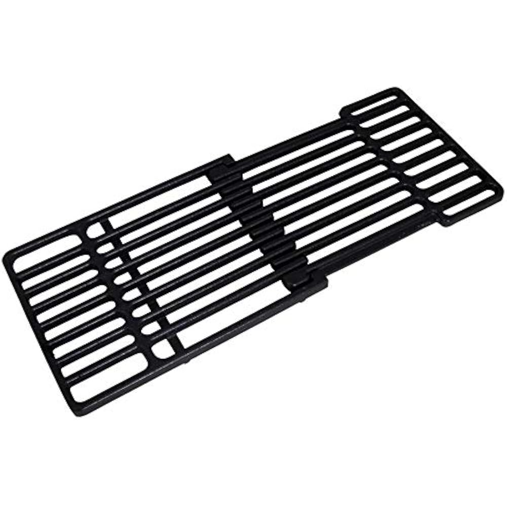expandable porcelain-coated grill grate 37.5 cm stainless steel