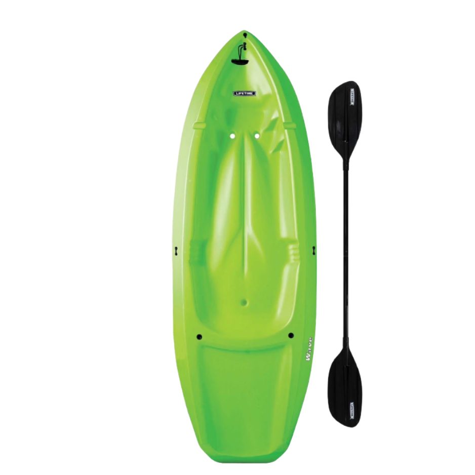 Youth plastic kayak with paddle made from HDPE material