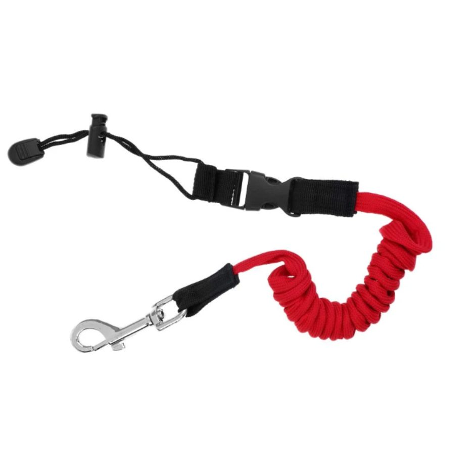 paddle leash A38 elastic cord stainless swivel clip