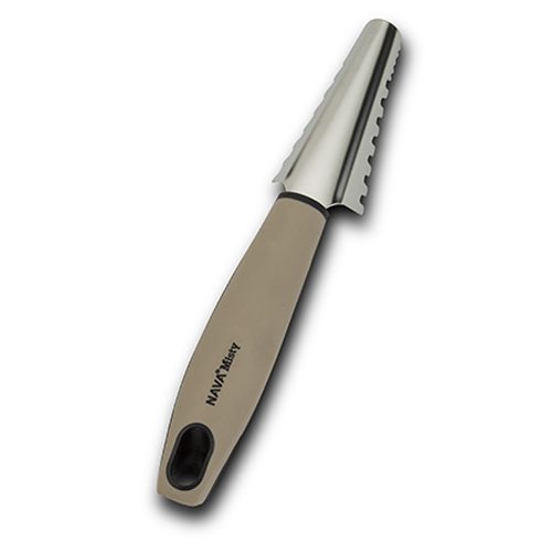 Misty 2 stainless steel fish scaler with rubber handle