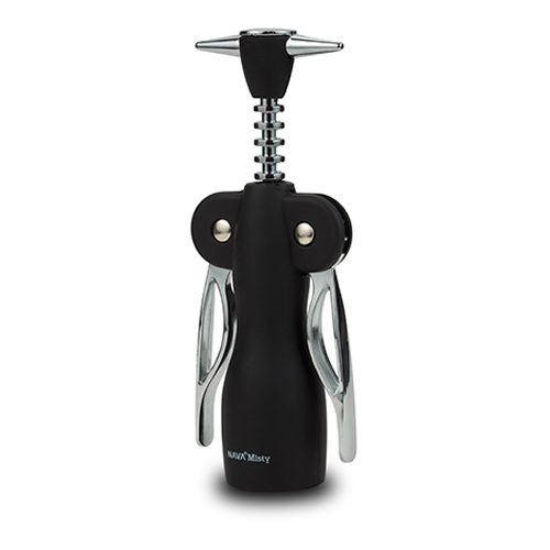 Misty wine bottle opener with ergonomic handle
