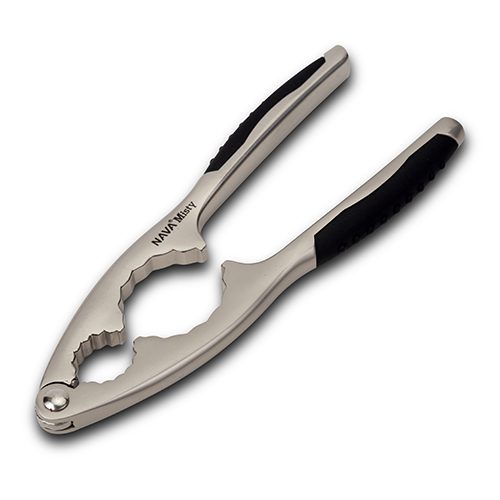 Manual metal nut cracker for walnuts and almonds